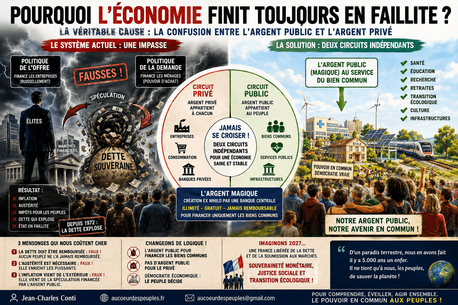 Pourquoi l’économie finit toujours en faillite ?