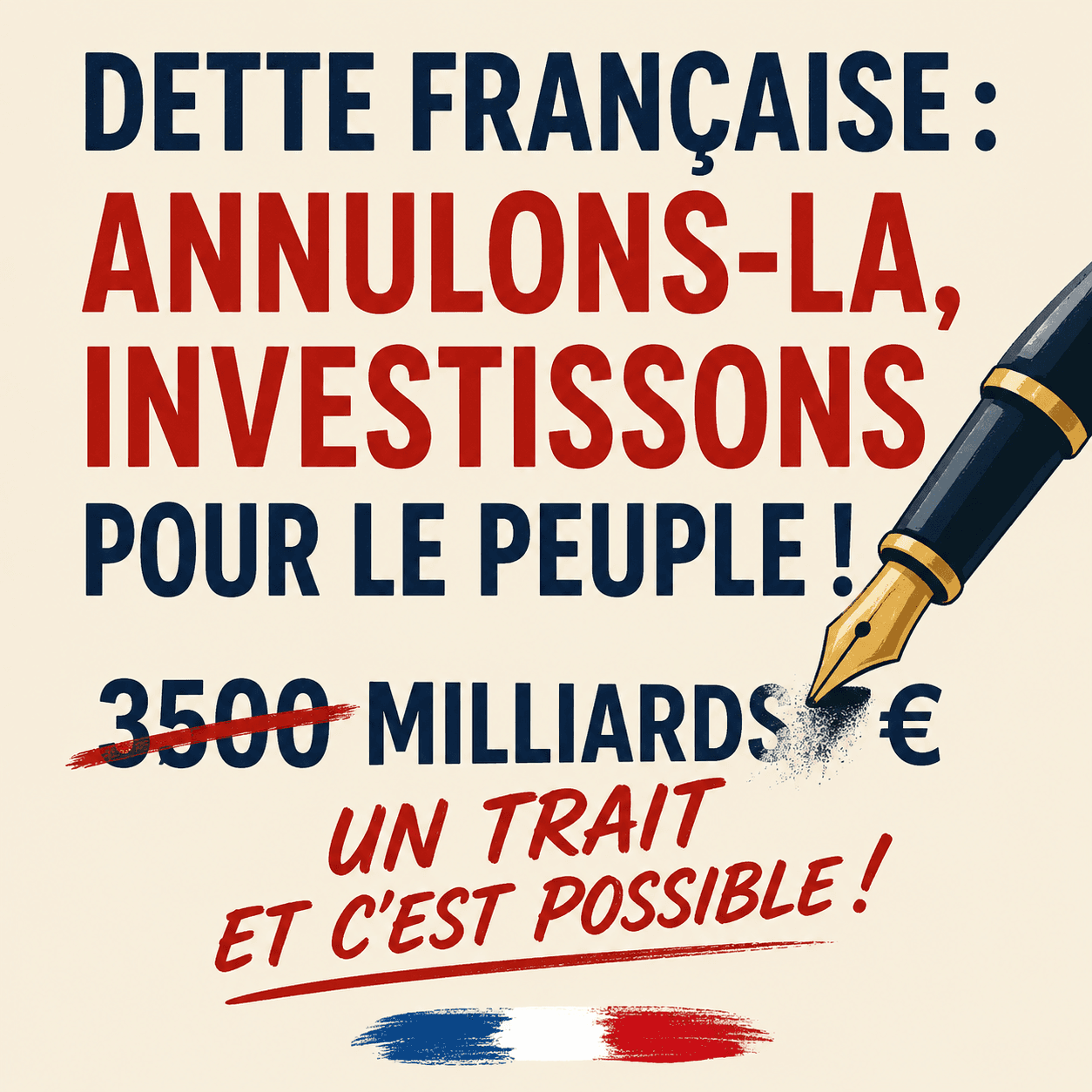 Peut-on annuler la dette française ?