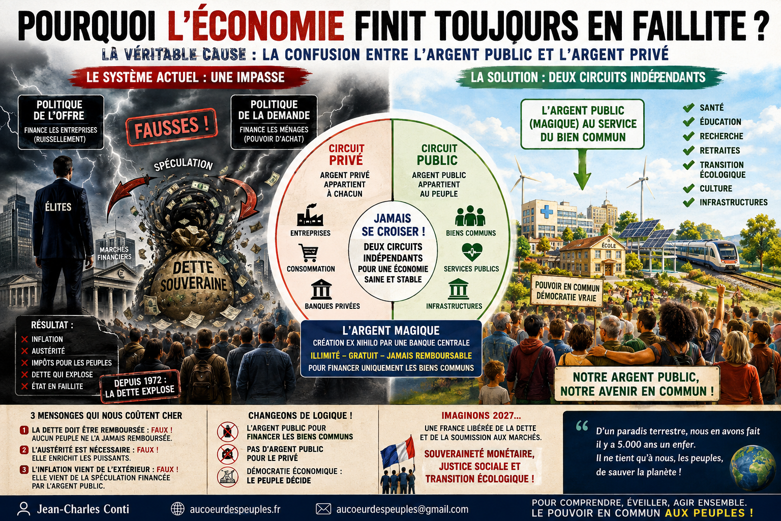 Pourquoi l’économie finit toujours en faillite ?